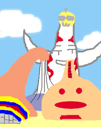 万博?イラスト(パチモン風味)