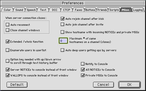 Misc�ݒ��ʂł�