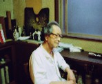 Sakue in his studio