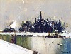 「雪景」制作年不明 大川美術館所蔵