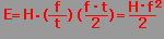 E=HE(f/t)(fEt/2)=HEf^2/2