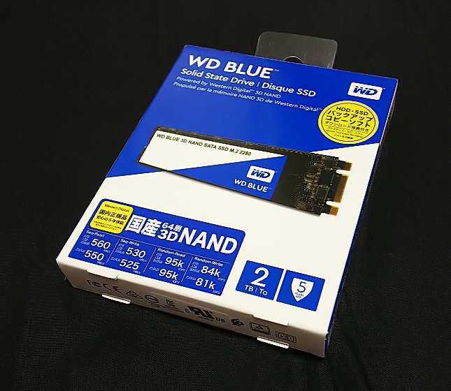WD BLUE M.2 SSD 2T^Cv