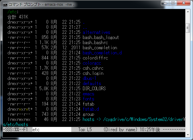 emacs 24.1 dired ̗lq